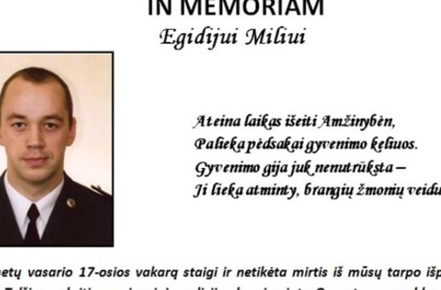 Telšiuose - netikėta jauno policininko mirtis