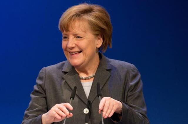 Angela Merkel priekaištavo Vladimirui Putinui