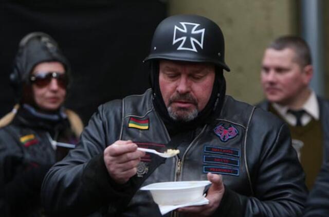 Baikeriai į svečius pasikvietė miestiečius