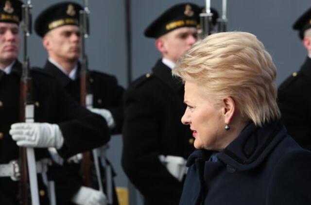 Dalia Grybauskaitė: sprendimas įstoti į NATO buvo gyvybiškai svarbus ir teisingas