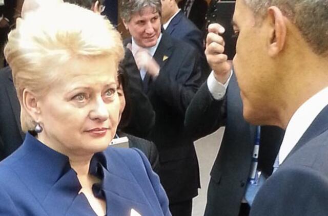 Dalia Grybauskaitė susitiko su JAV prezidentu Baraku Obama