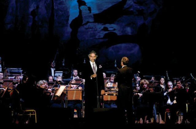 Dieviškas dainininko Andrea Bočelio balsas skambės didžiausioje Lietuvos arenoje