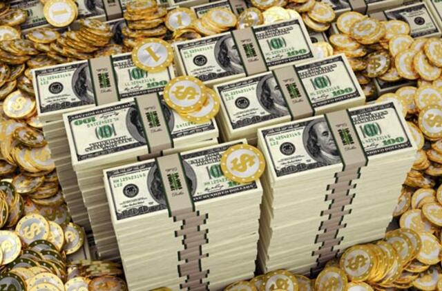 Įsiskolinimai pasaulyje pasiekė 100 trln. JAV dolerių