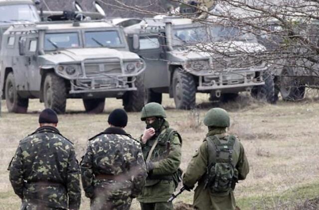 Kryme bandyta užimti Ukrainiečių karinę bazę