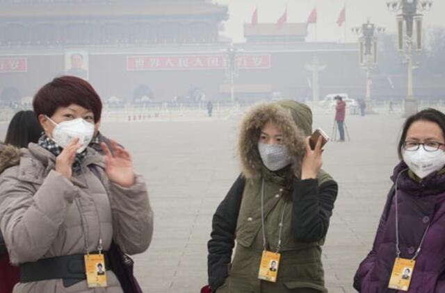 Pekiną vėl aptraukė smogas