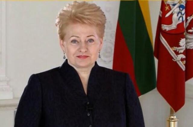 Tarptautinei Moters dienai skirtame "Google" sveikinime - Dalia Grybauskaitė