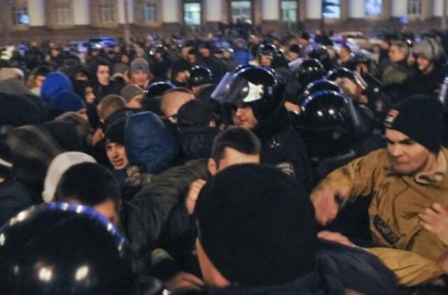 Ukrainoje per susirėmimus žuvo žmogus
