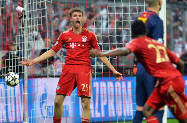 "Bayern" dėl kelialapio į Čempionų lygos finalą kovos su "Real" futbolininkais
