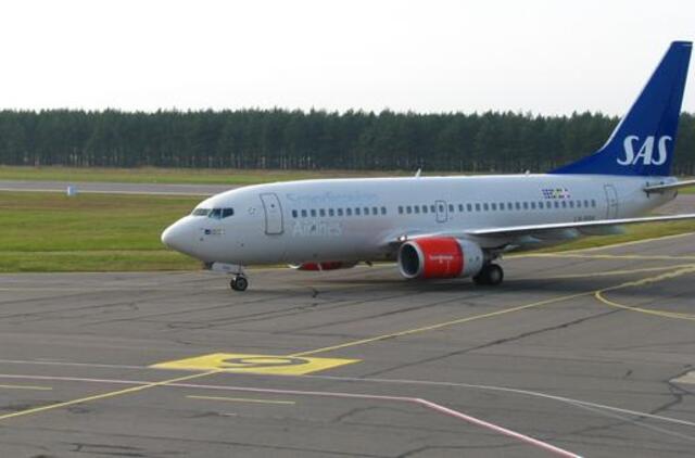Į Vilnių iš Stokholmo pakilęs "SAS" lėktuvas buvo priverstas grįžti