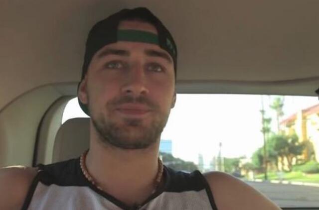 Jonas Valančiūnas - girtas prie vairo