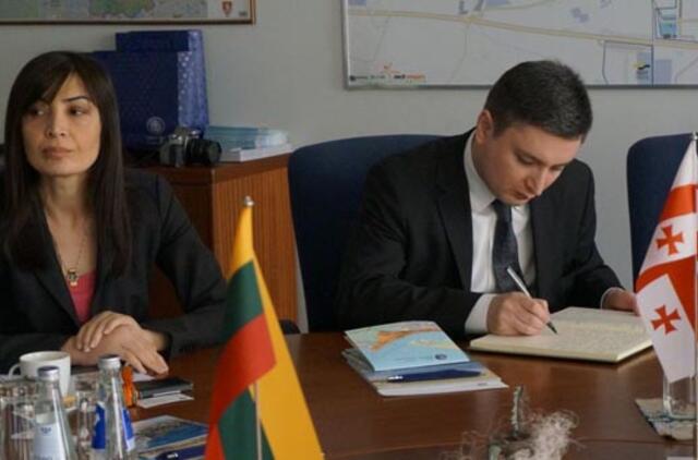 Klaipėdos uoste apsilankė Gruzijos ambasadorė
