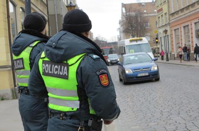 Pareigūnai tikrino ir perkėloje, ir Tiltų gatvėje