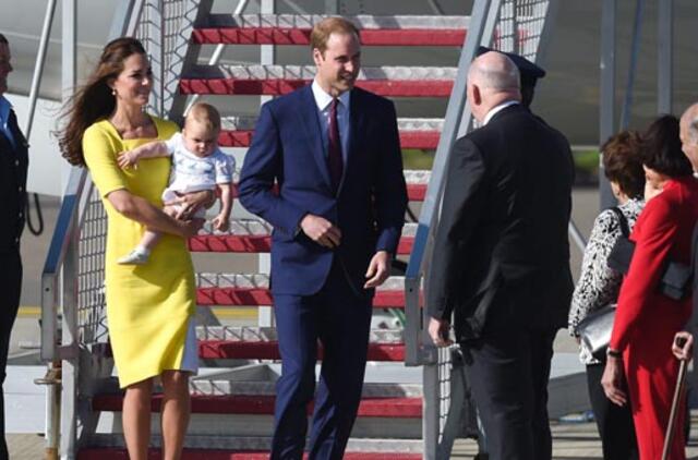 Princo Viljamo šeima atvyko į Australiją