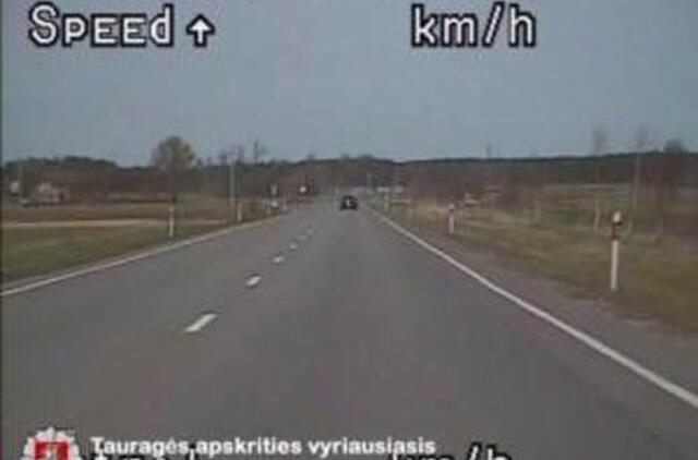 Šilutės r. užfiksuotas naujas greičio viršijimo rekordas
