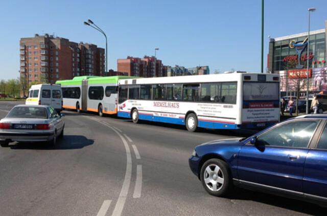 Traumas patyrė važiuodamas autobusu