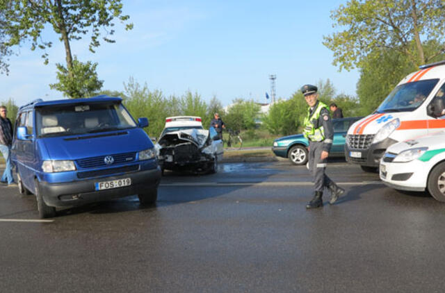 Avarijoje sužeistas žmogus