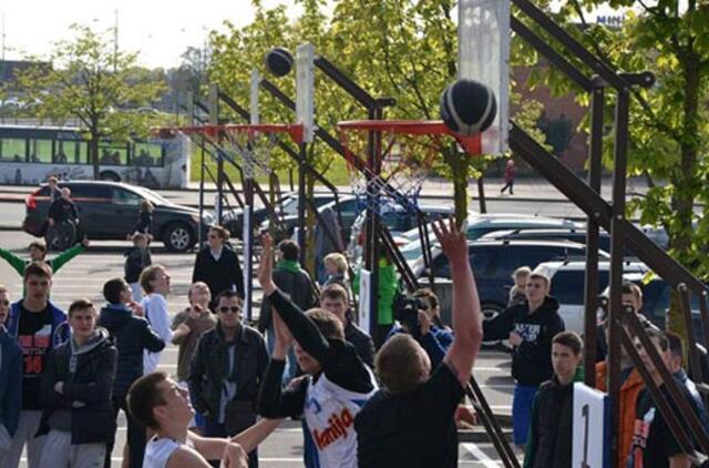 Klaipėdoje atidarytas gatvės krepšinio sezonas