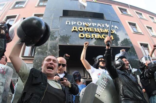 Separatistai užėmė prokuratūrą Donecke