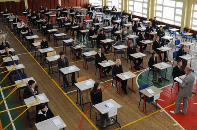 Abiturientai laiko istorijos egzaminą