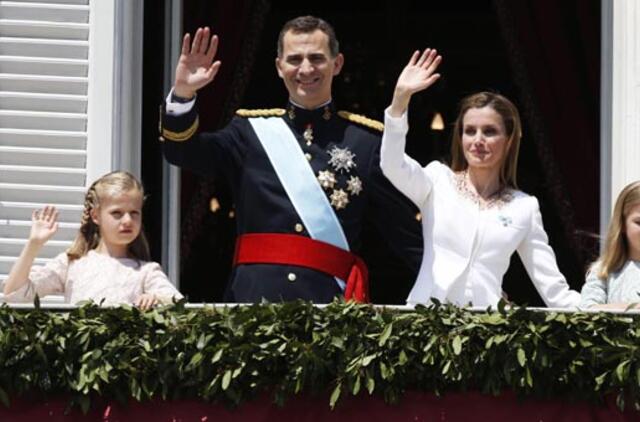 Dauguma ispanų nori aktyvesnio karaliaus Felipės vaidmens politikoje