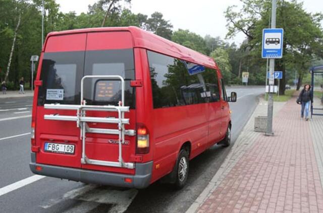 Dviračius jau galima vežti ir autobusais