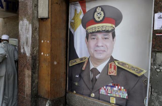 Egipto prezidento rinkimus laimėjo Abdelas Fatahas Al Sisis