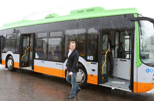 Klaipėdos gatvėse - elektra varomas autobusas