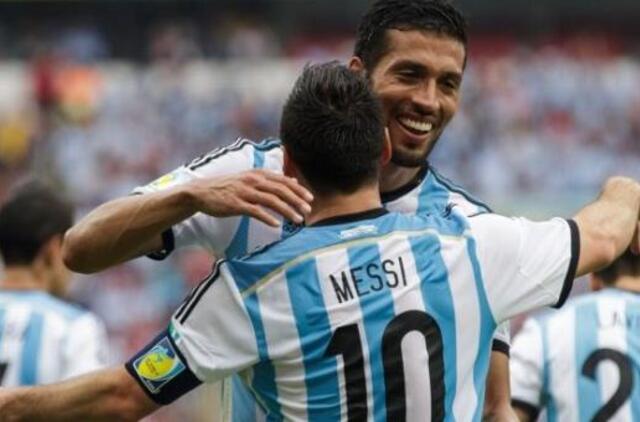 Nigerijos futbolininkai pralaimėjo argentiniečiams, bet pateko į pasaulio čempionato aštuntfinalį