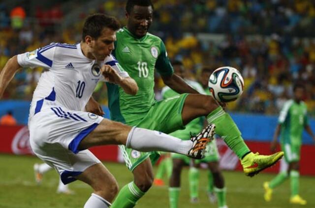 Nigerijos futbolo rinktinė įveikė bosnius 1:0