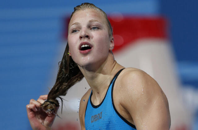 Plaukikė Rūta Meilutytė varžybose Anglijoje - penkta ir septinta