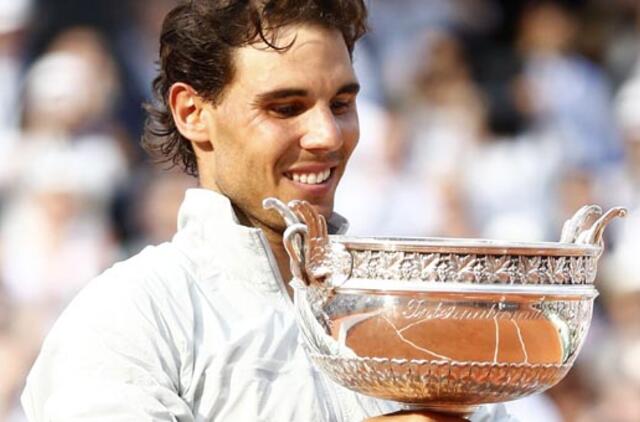 Rafaelis Nadalis devintą kartą triumfavo "French Open" turnyre