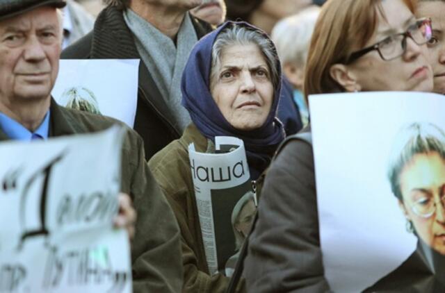 Rusija: Anos Politkovskajos nužudymo organizatorius nuteistas kalėti iki gyvos galvos