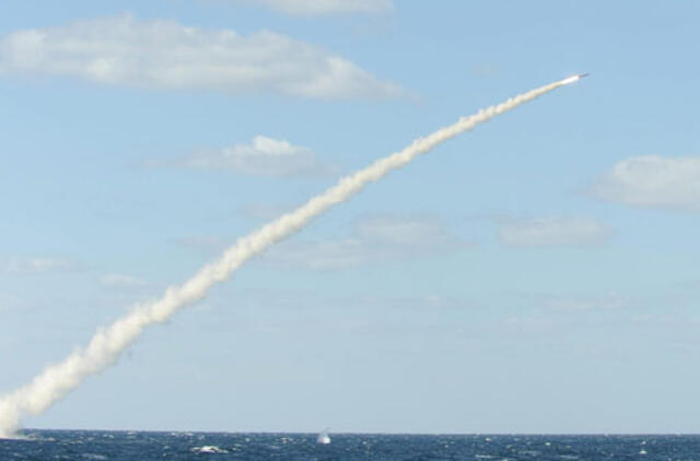 Rusija Baltijos jūroje išbandė raketą
