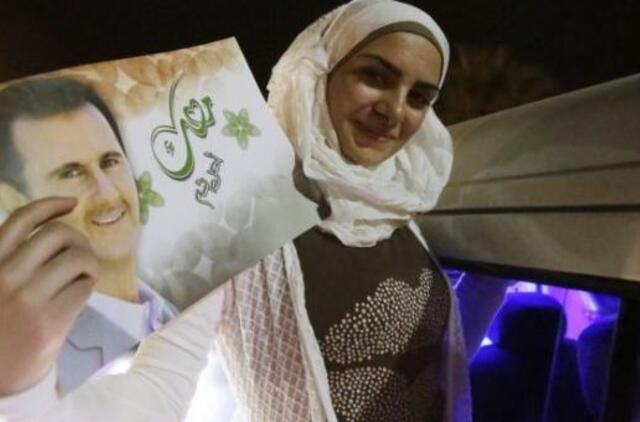 Sirijos prezidento rinkimų "farsą" laimėjo Basharas al Assadas