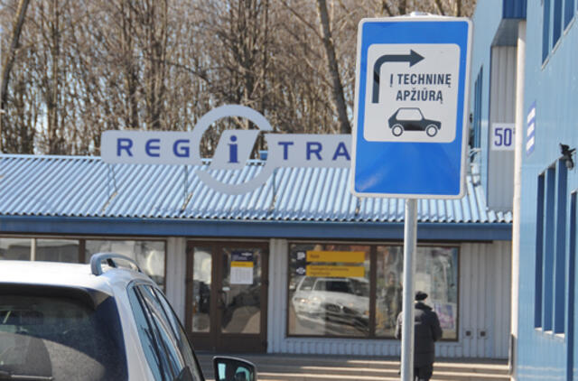 913 tūkst. transporto priemonių sustabdytas leidimas dalyvauti eisme