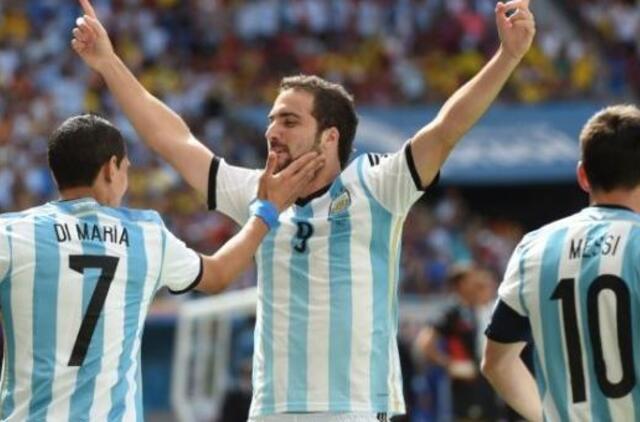 Argentiniečiai po 24 metų pertraukos žais pasaulio futbolo čempionato pusfinalyje