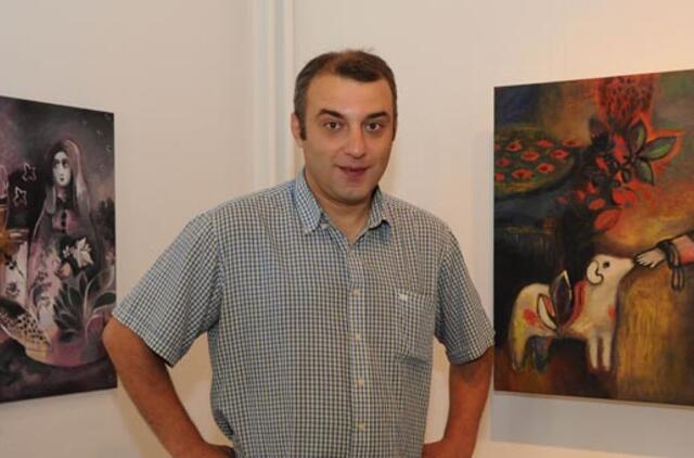 Gruzijos dailininko drobėse - sveikinimai Baltijai