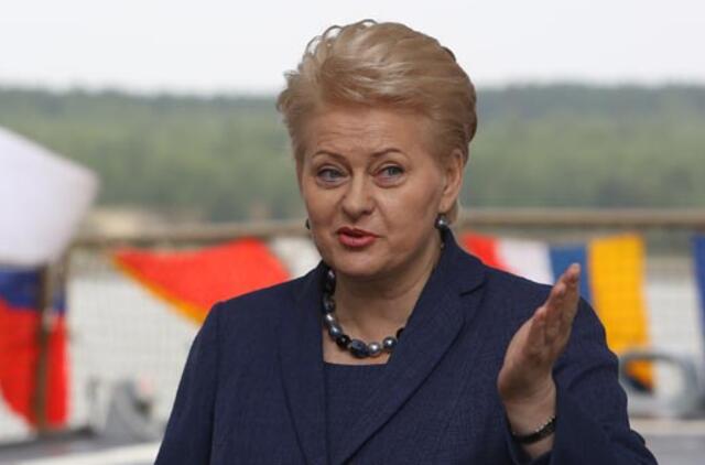 Dalia Grybauskaitė ragina ES įvesti ginklų embargą Rusijai