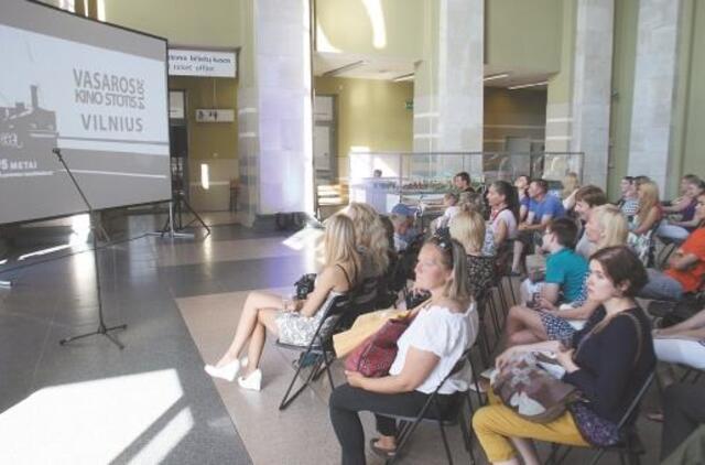 Geležinkelio stotyse atsidaro kino teatrai