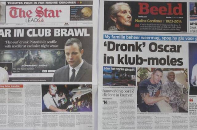 Girtutėlis Oskaras Pistorijus išmestas iš naktinio klubo