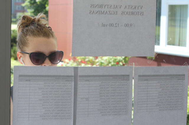 Paskelbti dar trijų valstybinių egzaminų rezultatai