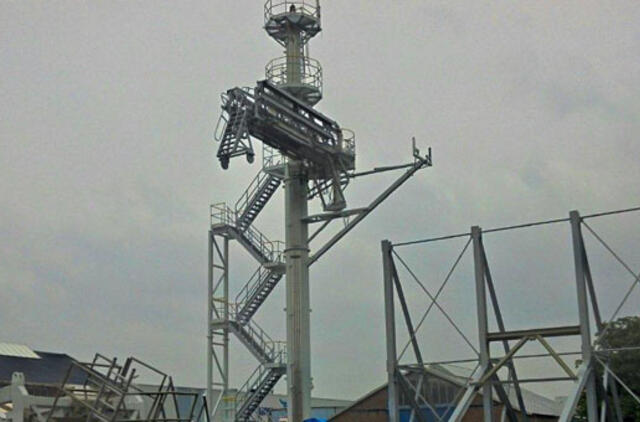 Sėkmingai išbandytas SGD krantinės trapas