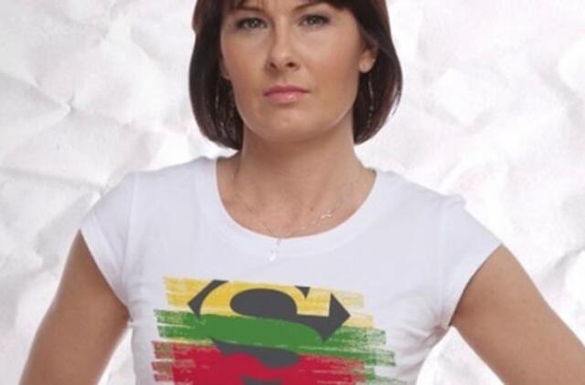 Agnė Gilytė sukūrė marškinėlius sirgaliams