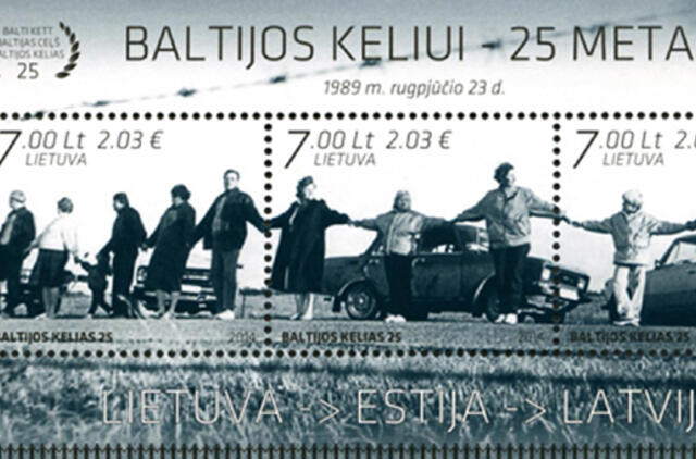 Lietuva, Latvija ir Estija išleis bendrą pašto ženklų bloką Baltijos keliui paminėti