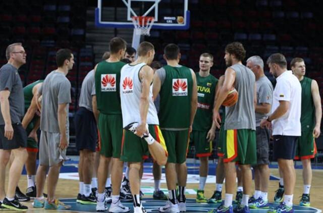 Lietuvos krepšininkai atvyko į Liublianą