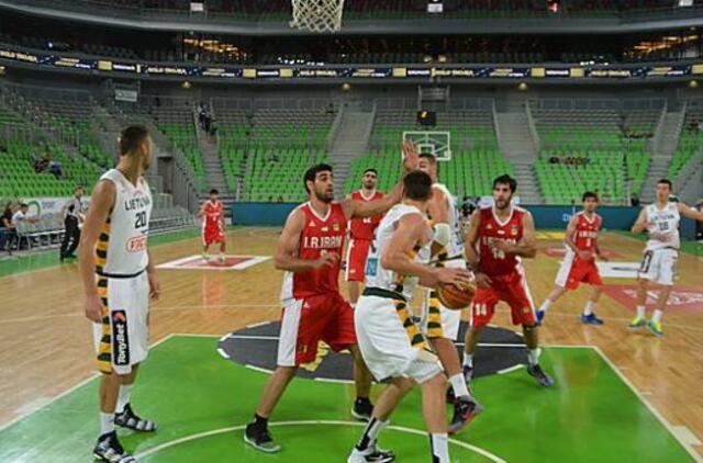 Lietuvos krepšininkai nugalėjo ir Iraną