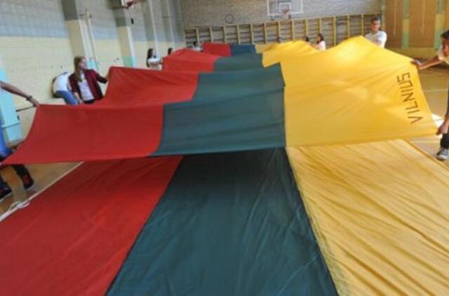 Rekordas - tik viena iš 1000 metrų Vienybės vėliavos stotelių