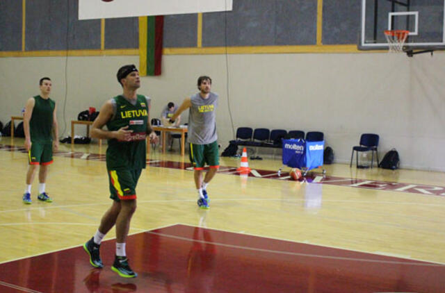 Rinktinė pradėjo treniruotes Klaipėdoje