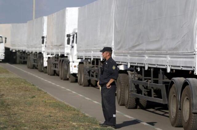 Vladimiras Putinas informuotas apie konvojaus judėjimą Luhansko link