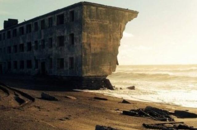 1907 m. statyto žvejų kaimelio daugiaaukščiai iškeliauja jūron